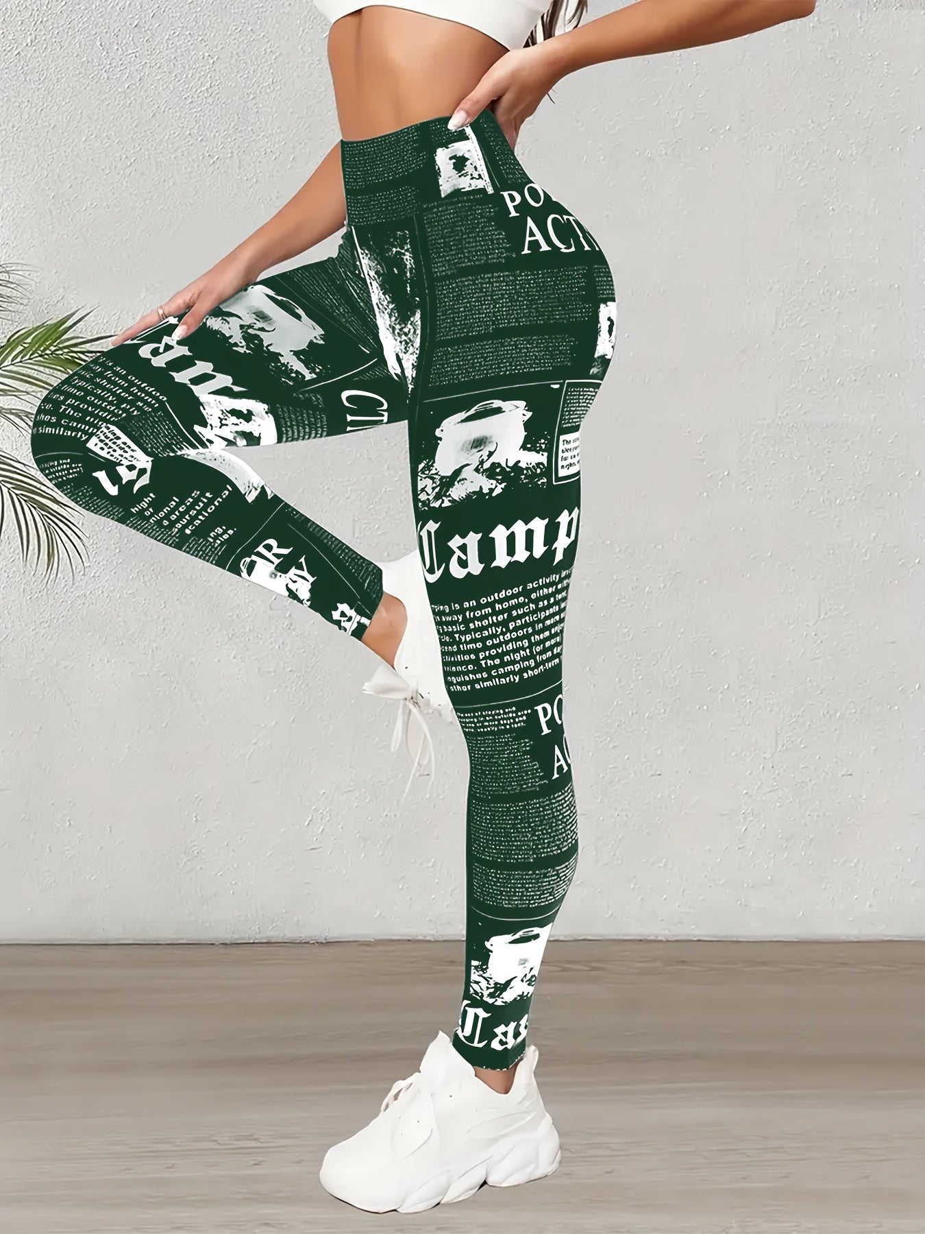 Adara® | Paper print leggings