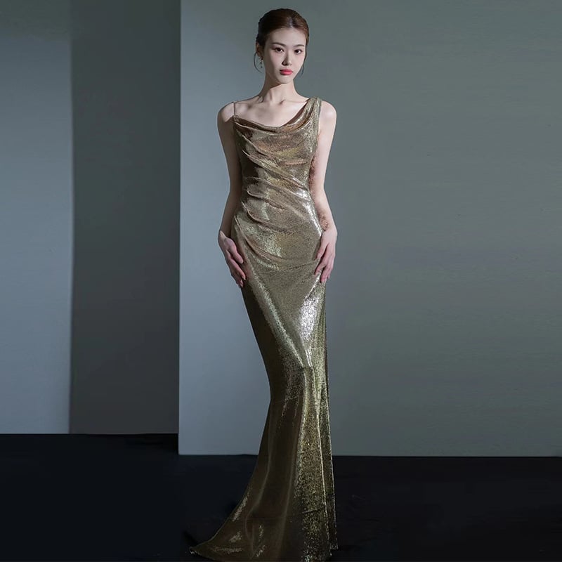 Lydia® | Elegant evening dress for women with sequins and fishtail