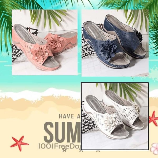 Renata® | Orthopedic sandals made from soft leather with arch support