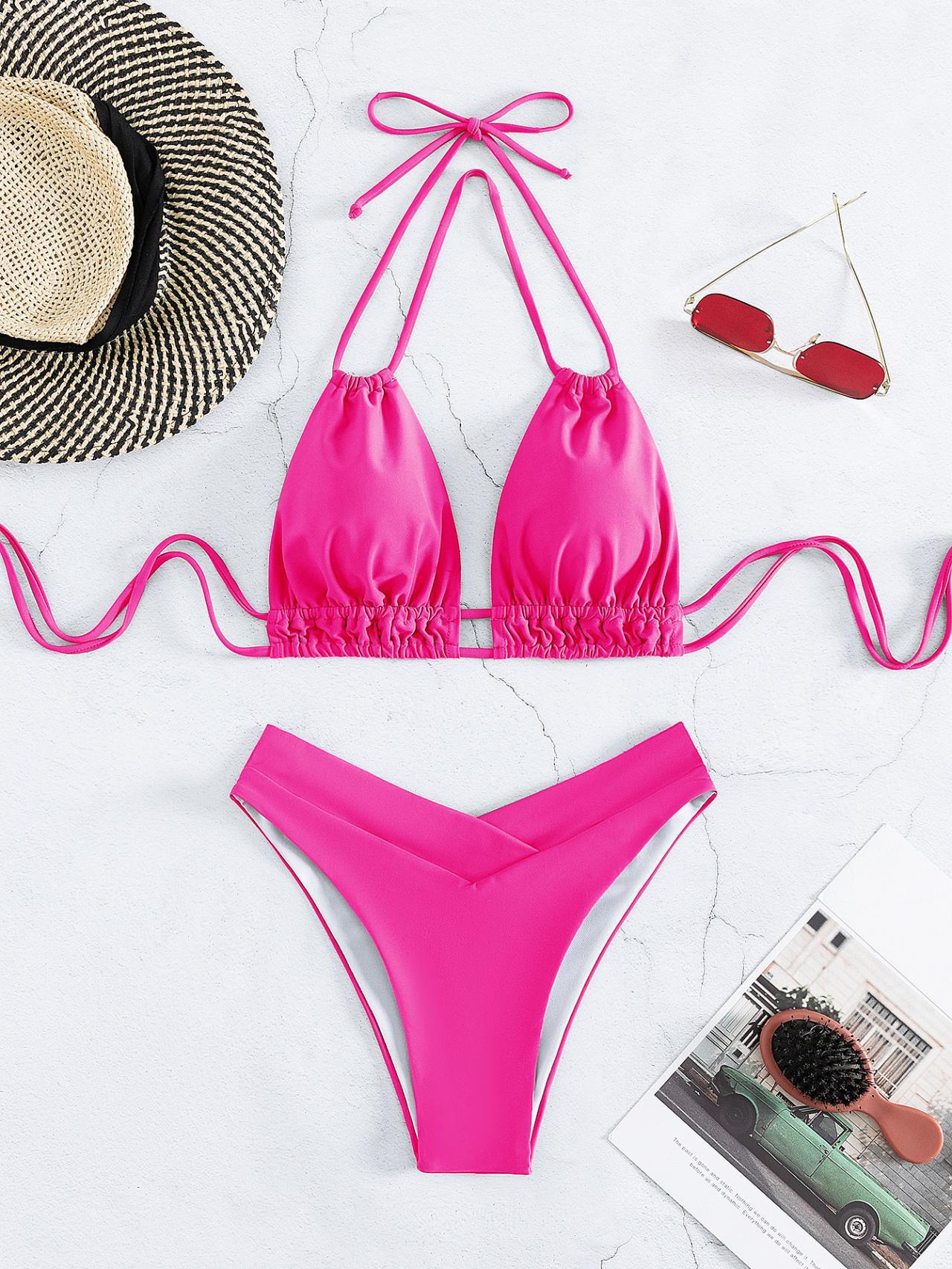 Talia® | Halterneck bikini with bow
