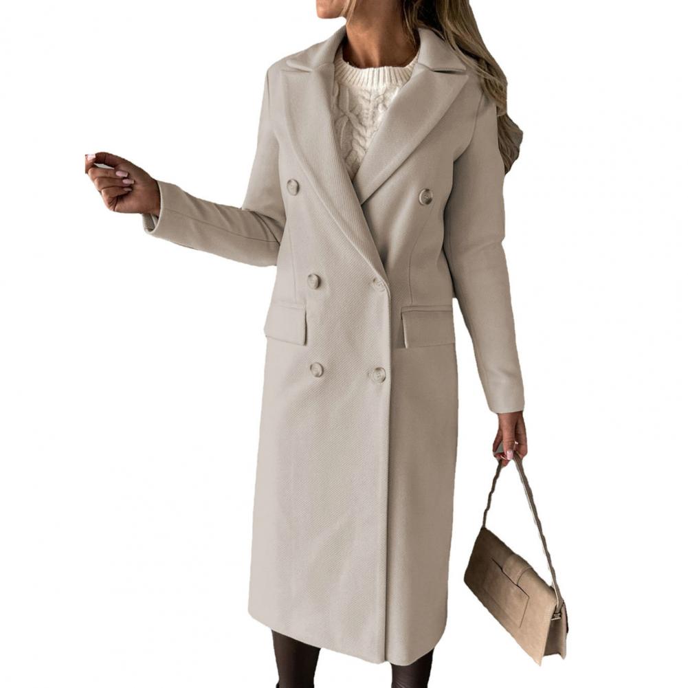 Carolina® | Stylish wool coat for women with button closure