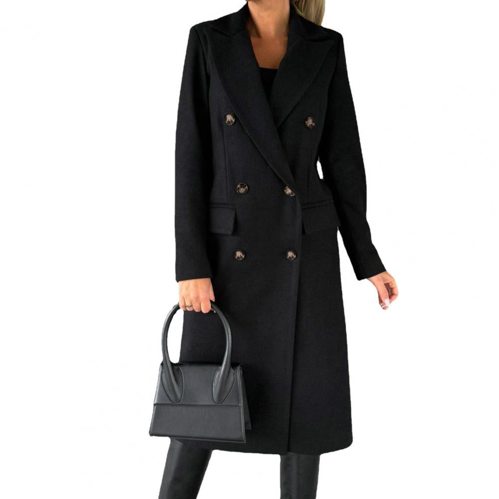 Carolina® | Stylish wool coat for women with button closure