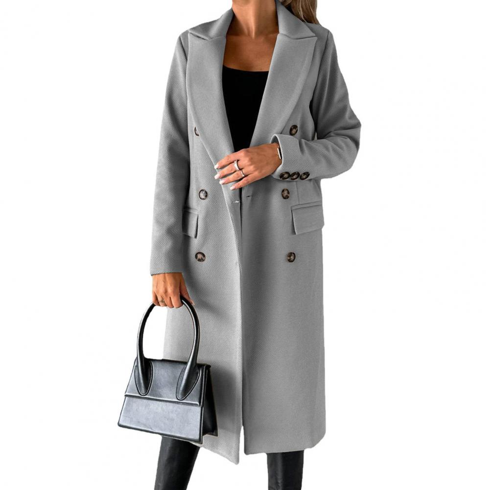 Carolina® | Stylish wool coat for women with button closure
