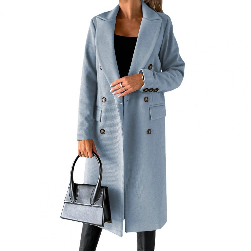 Carolina® | Stylish wool coat for women with button closure