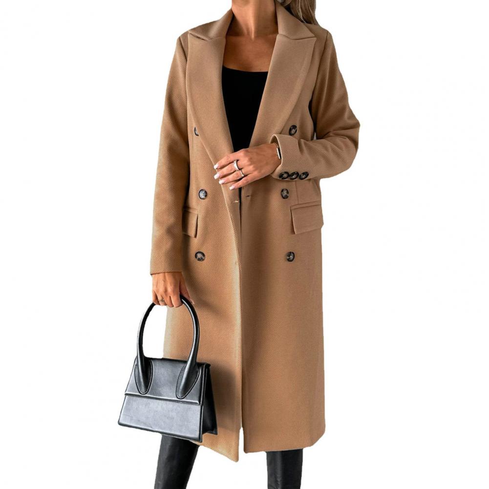 Carolina® | Stylish wool coat for women with button closure