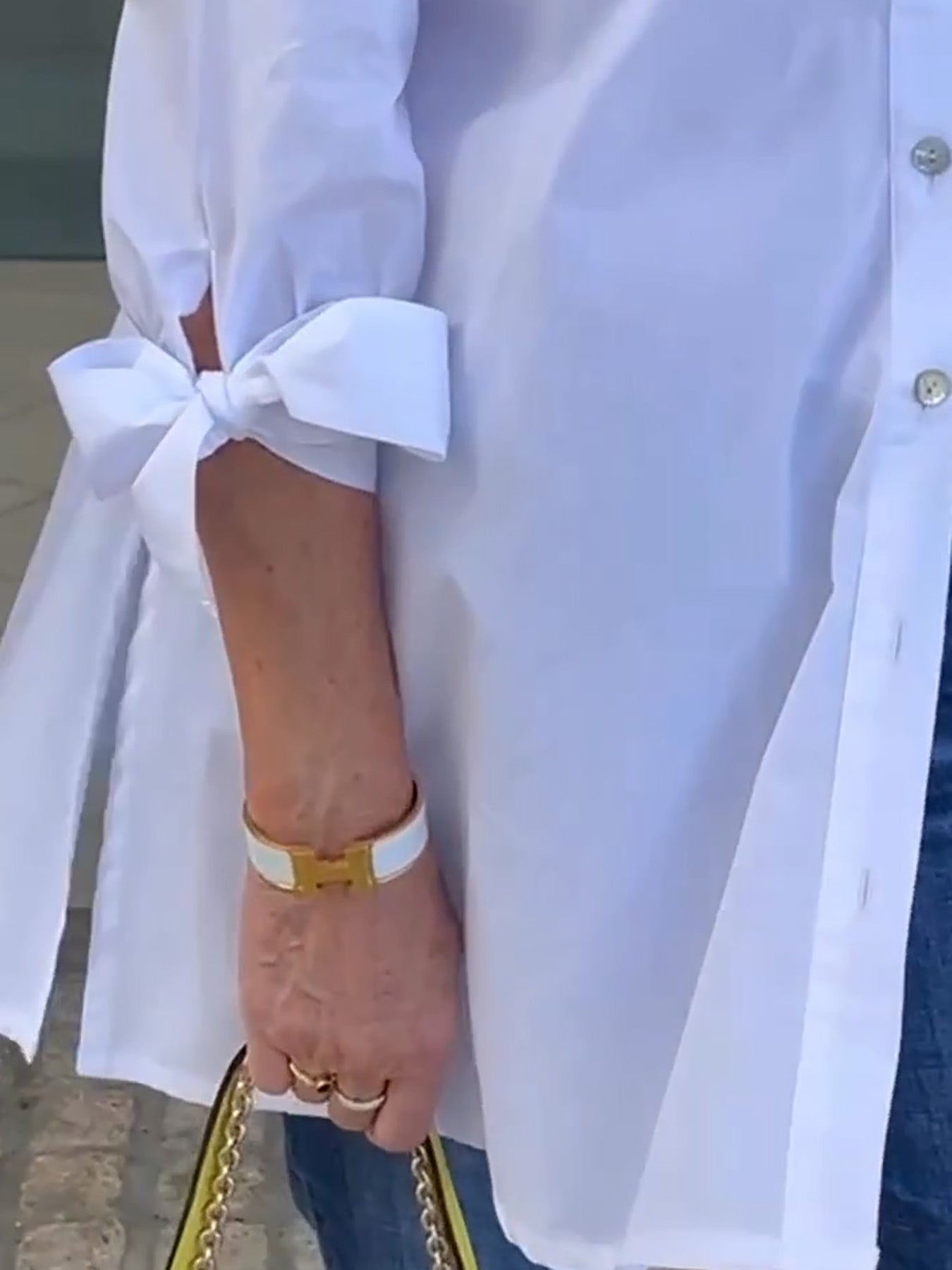 Imelda® | Long, simple cotton shirt