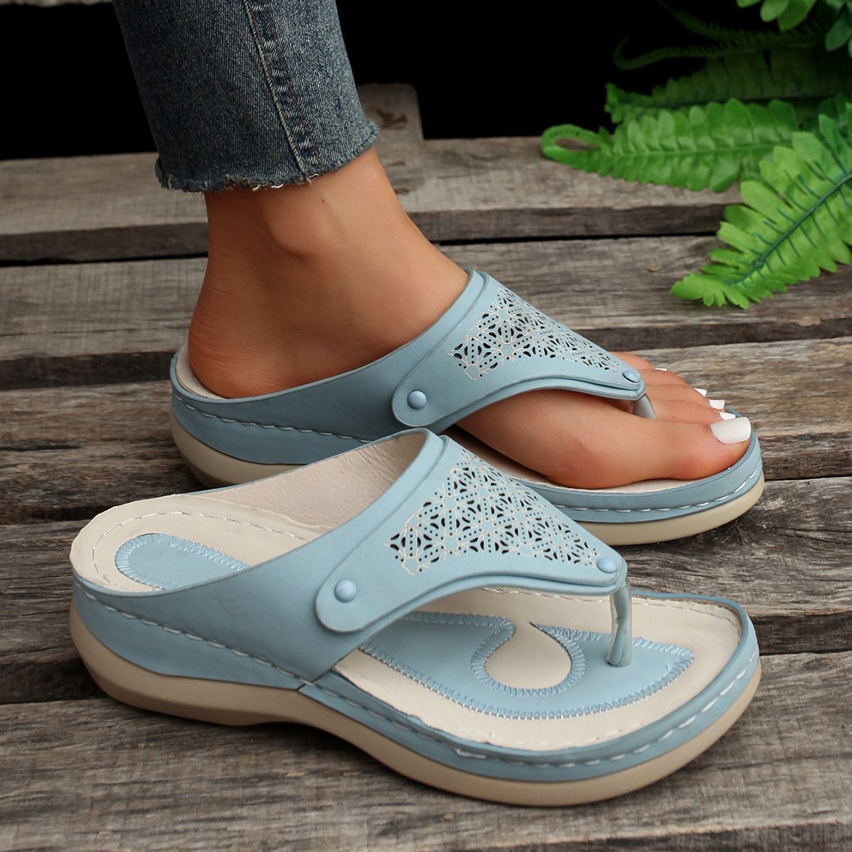 Gladys® | Orthopedic Leather Hiking Sandals