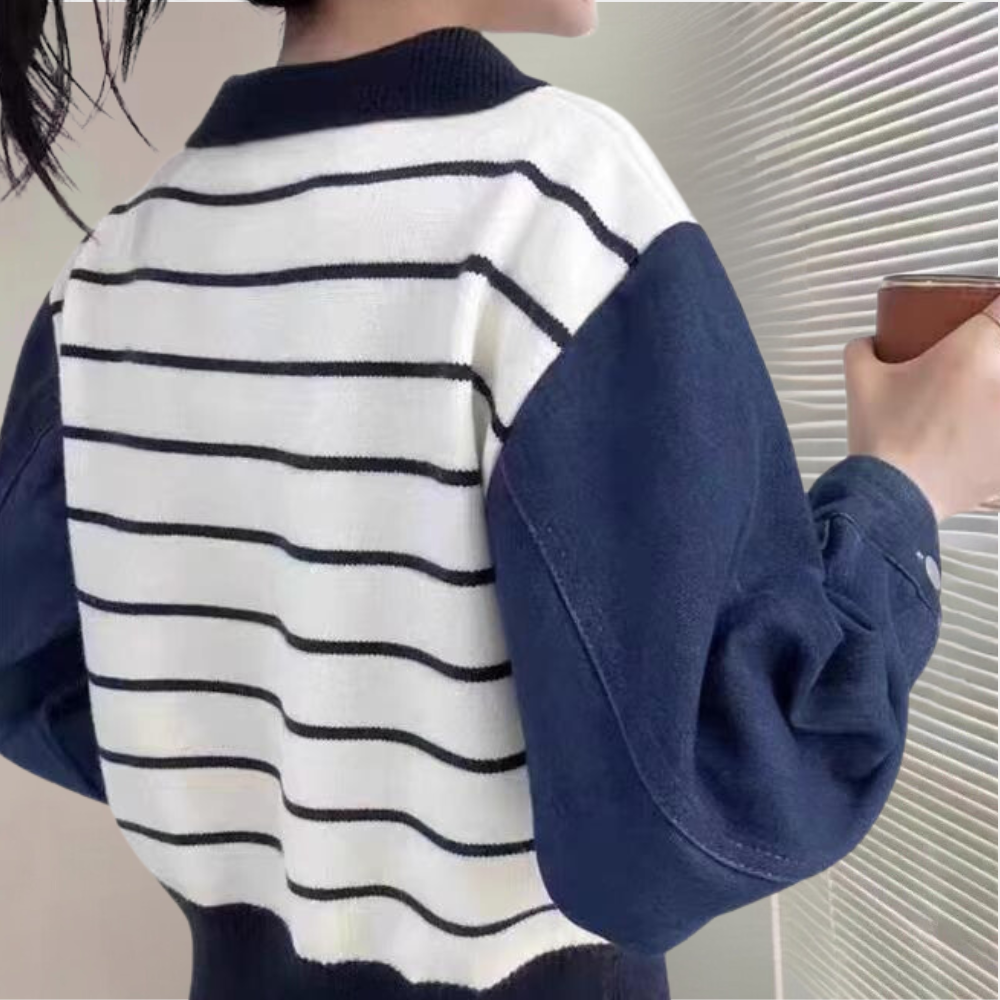 Lina® | Thick denim sweatshirt for women