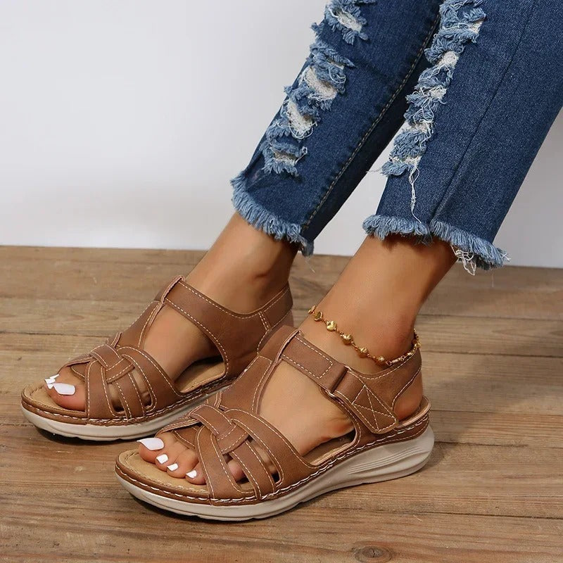 Helena® | Fashionable Leather Sandals For Women