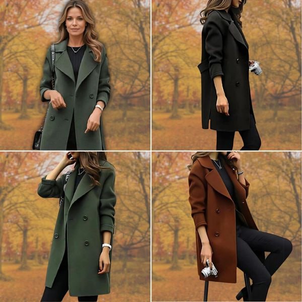 Mabel® | Elegant double-breasted coat