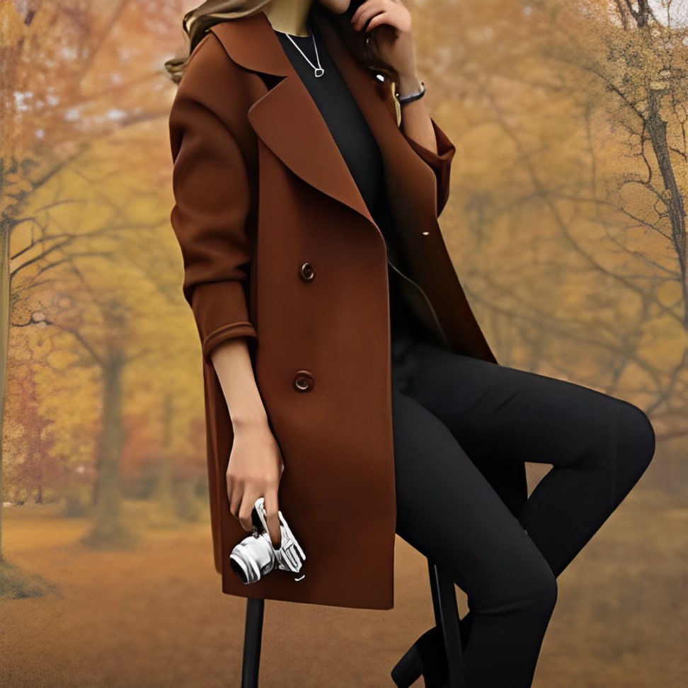Mabel® | Elegant double-breasted coat
