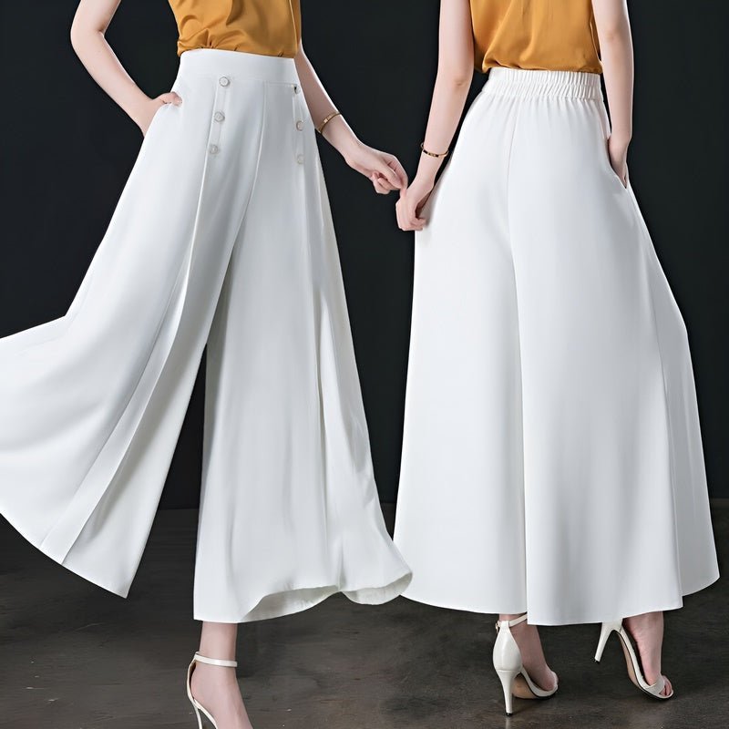 Abigail® | Refined Summer Trousers With Wide Legs