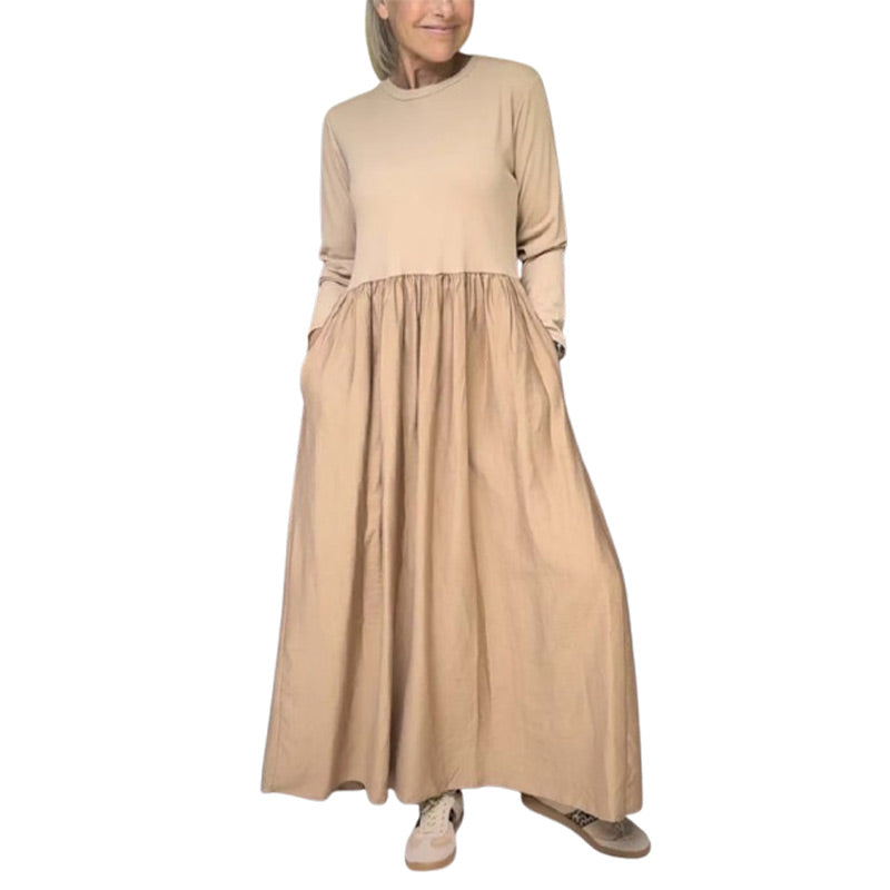 Mabel® | Knitted midi dress with long sleeves