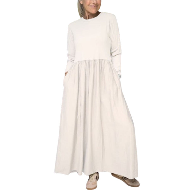 Mabel® | Knitted midi dress with long sleeves