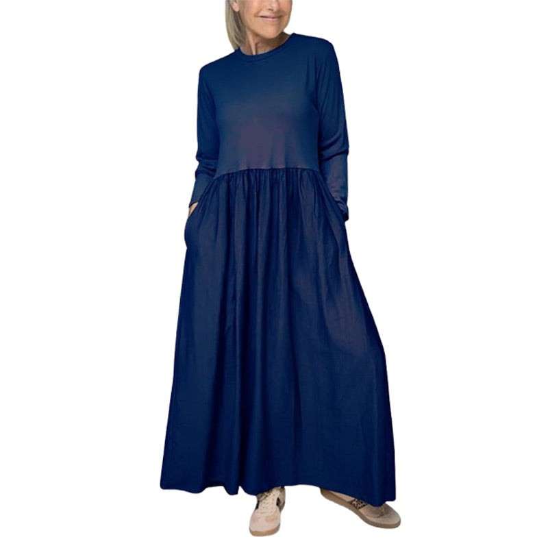 Mabel® | Knitted midi dress with long sleeves