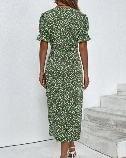 Lydia® | Fine Dress With Buttons