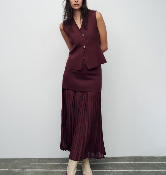 Lina® | Combined knitting set “Annie” with pleated skirt