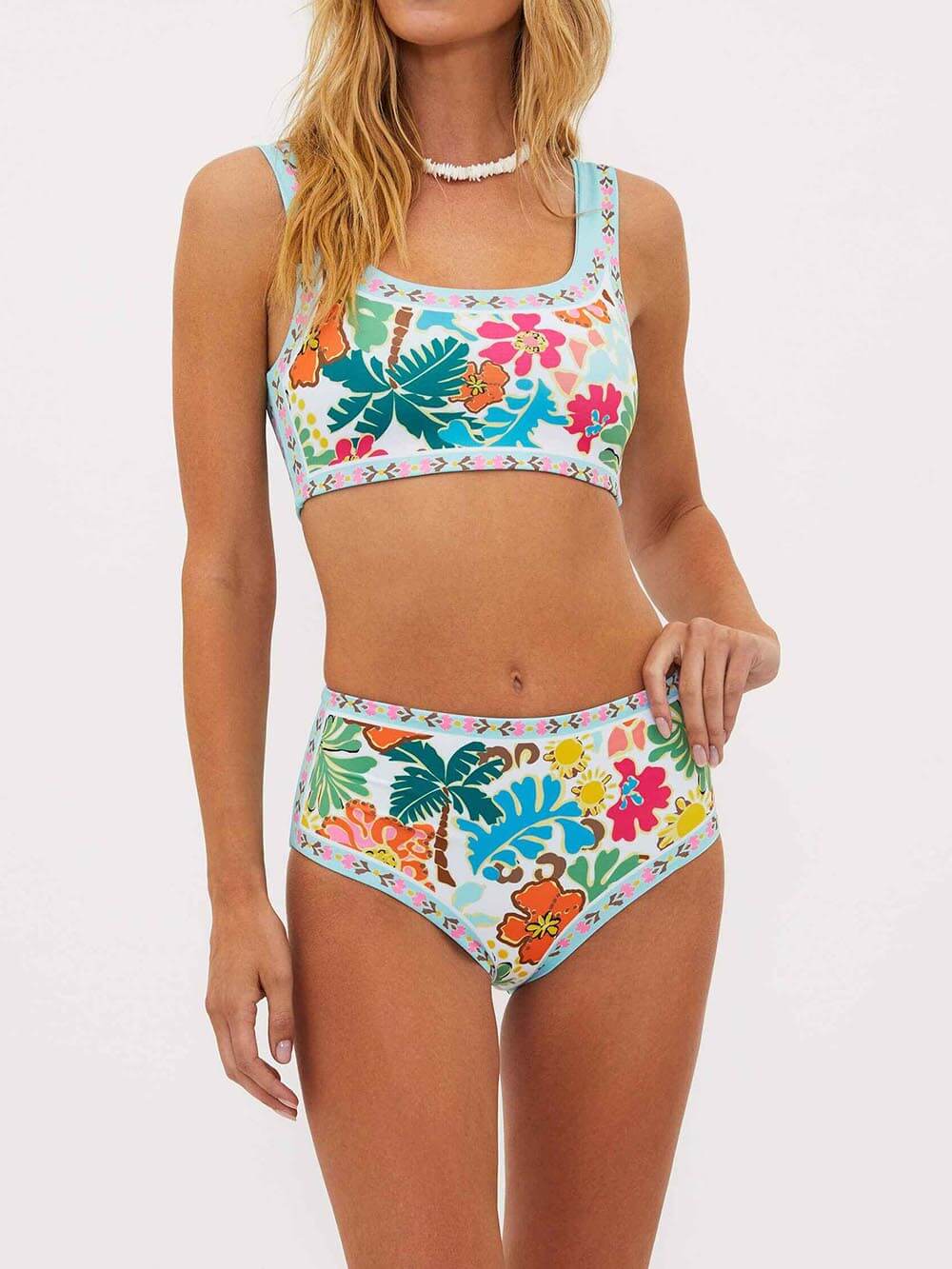 Catalina® | Elastic Floral Bikini With Support