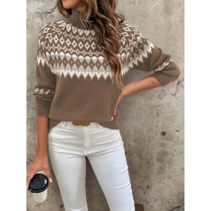 Leonie® | Women's turtleneck sweater with long sleeves