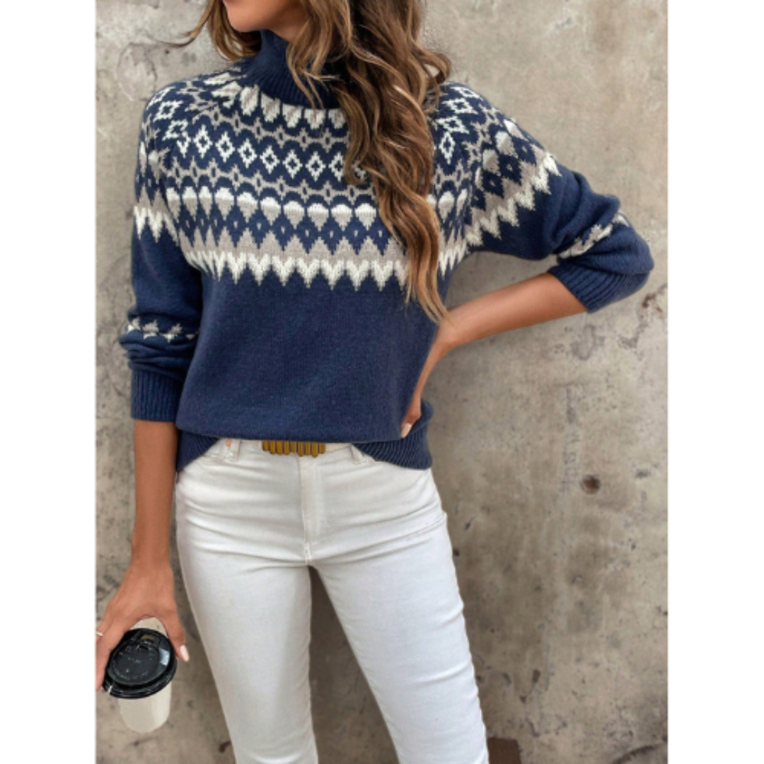 Leonie® | Women's turtleneck sweater with long sleeves