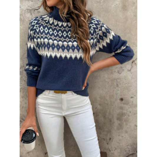 Leonie® | Women's turtleneck sweater with long sleeves