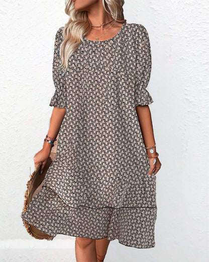 Lyra® | Summer dress with geometric print