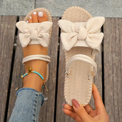 Teresa® | Stylish Flat Sandals With A Bow
