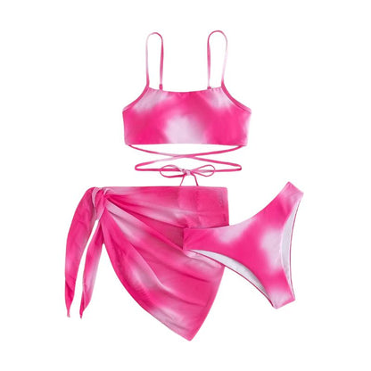 Bonaria® | 3-Piece Bikini Swimsuit With Laces And Beach Skirt