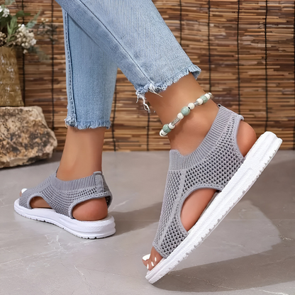 Athena® | Colorful knitted stretch mesh sandals