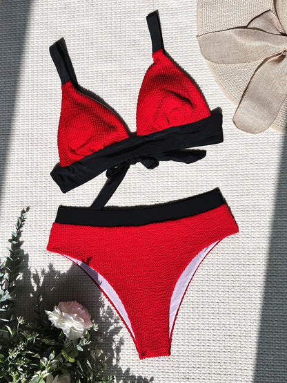 Zara® | Structured high waist triangle bikini