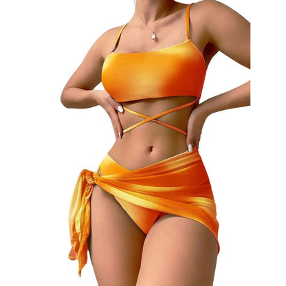 Bonaria® | 3-Piece Bikini Swimsuit With Laces And Beach Skirt