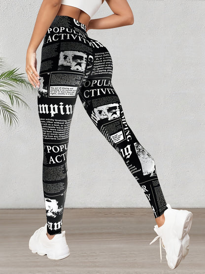 Adara® | Paper print leggings
