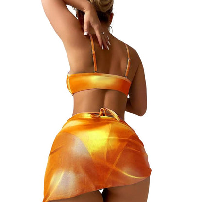 Bonaria® | 3-Piece Bikini Swimsuit With Laces And Beach Skirt