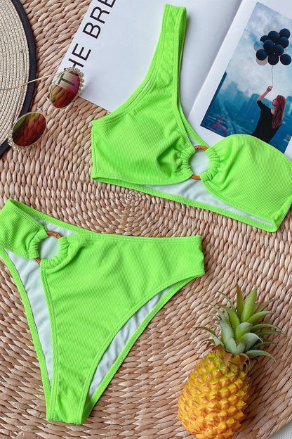 Concepcion® | High waist one shoulder cup bikini
