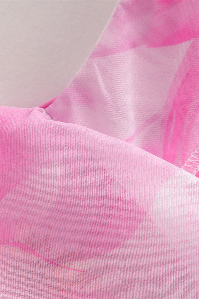 Adriana® | Backless ruffle dress