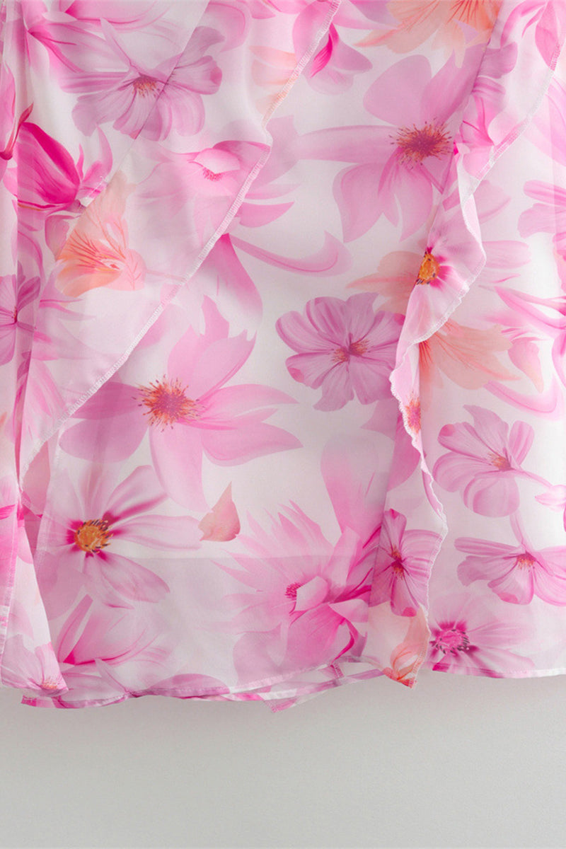 Adriana® | Backless ruffle dress