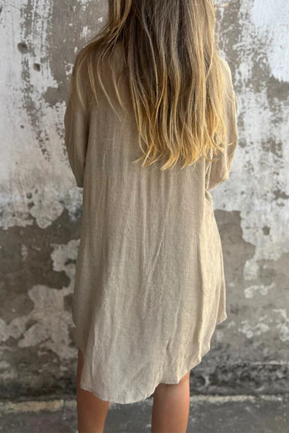 Leire® | Casual buttons, turn-down collar, long sleeves, two-piece (4 colors)