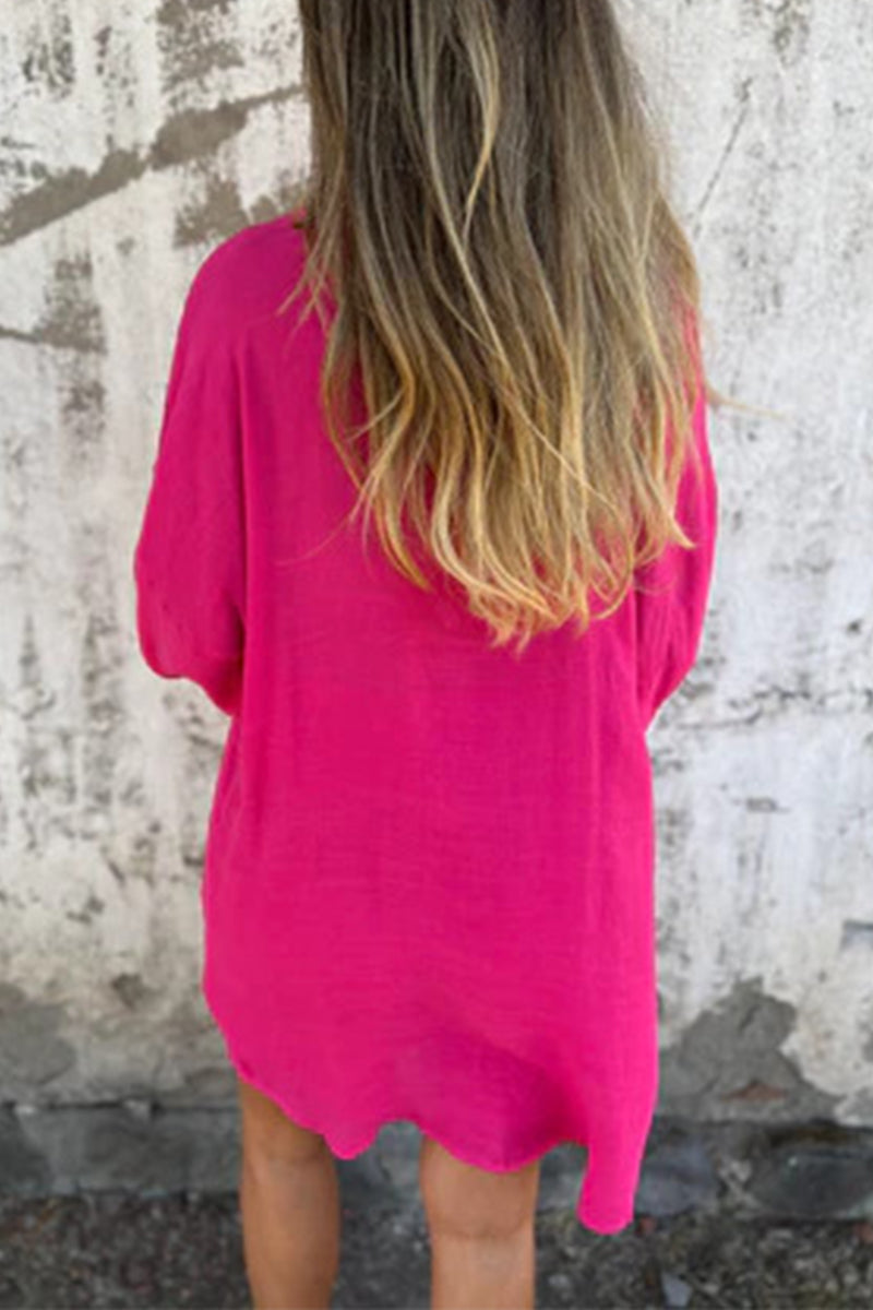 Leire® | Casual buttons, turn-down collar, long sleeves, two-piece (4 colors)