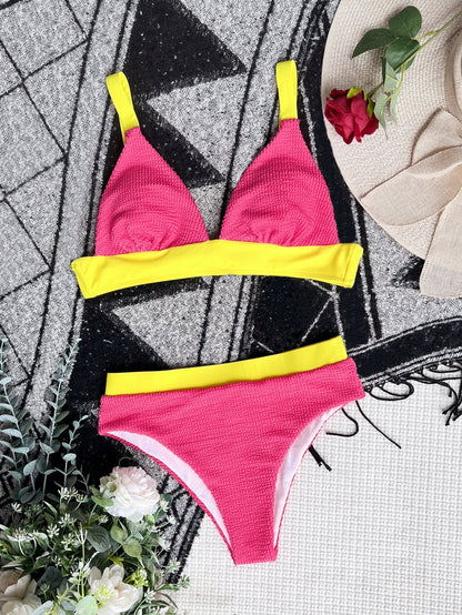 Zara® | Structured high waist triangle bikini