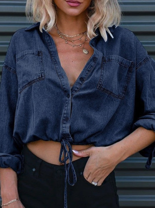Aelwen® | Short denim top