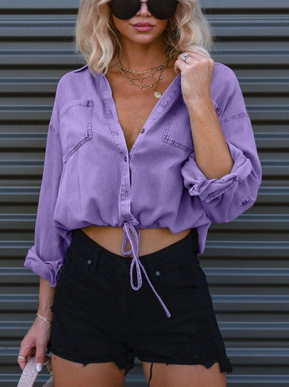 Aelwen® | Short denim top