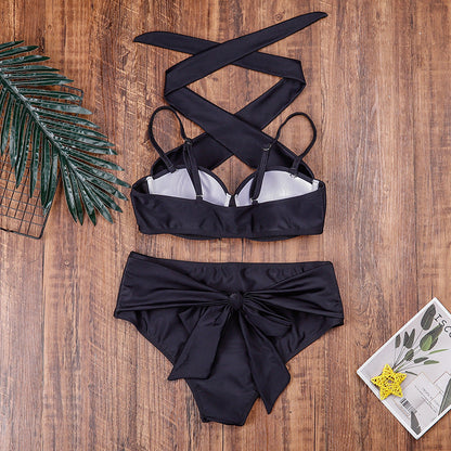 Maria Fernanda® | High waist push up cross top bikini