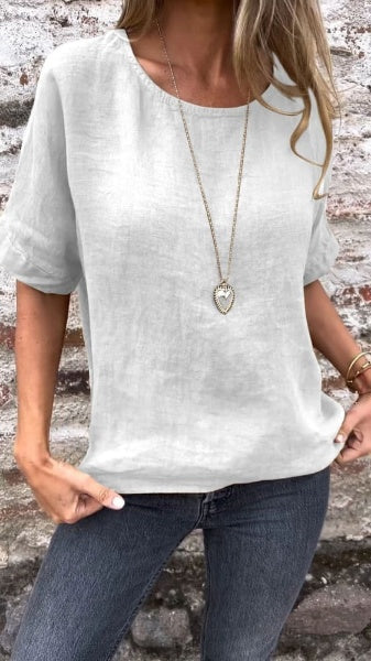 Adelgunda® | Crew Neck Blouse