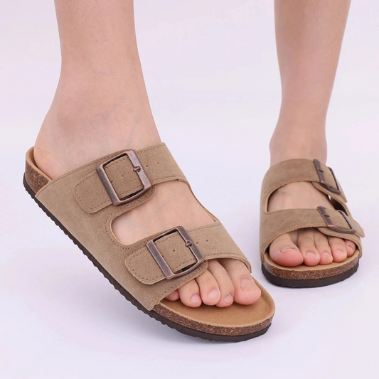 Hilary® | Cork Heel Sandals