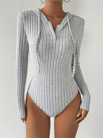 Acantha® | Ribbed bodysuit with hood