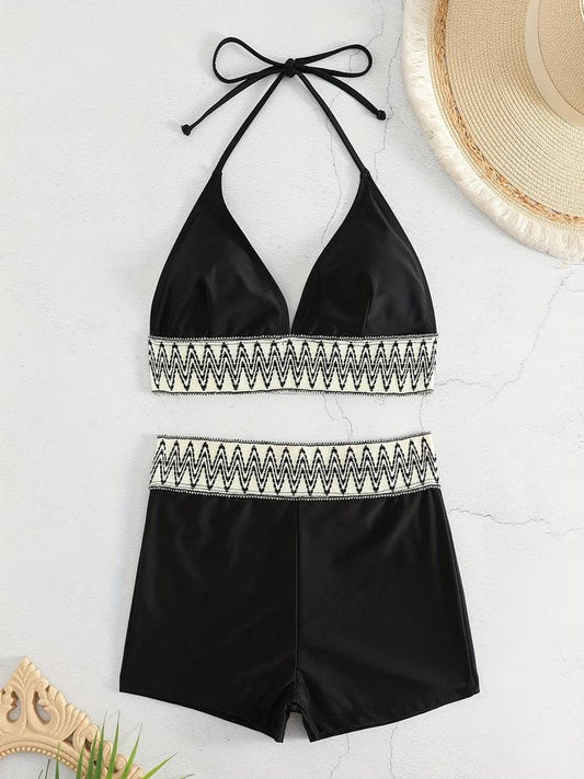 Katherine® | Stylish Bikini With Short Swimming Trunks