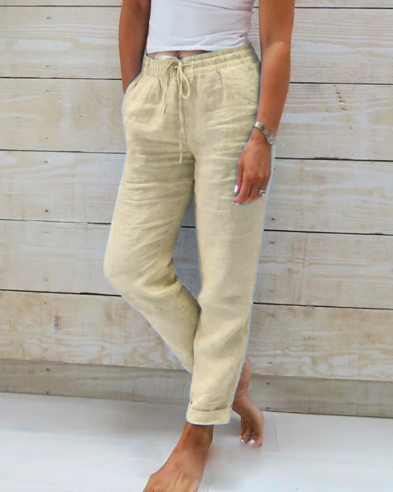 Lesley® | Pants with elastic waistband