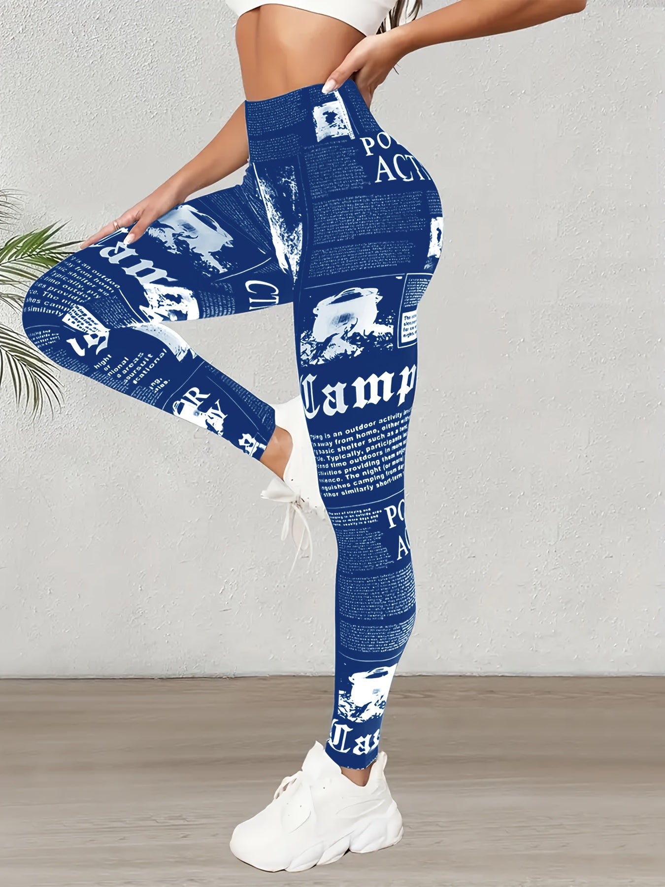 Adara® | Paper print leggings