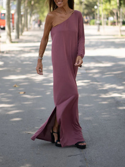 Abigail® | Elegantly flowing one-shoulder dress