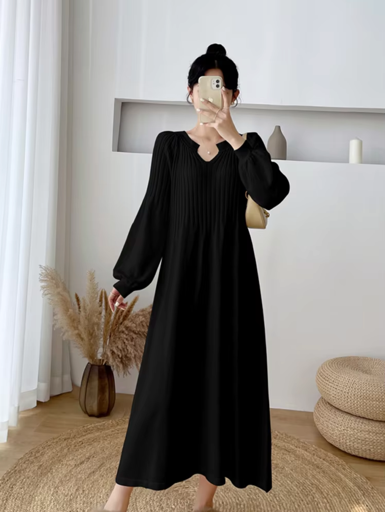 Leticia® | Loose knit maxi dress for women